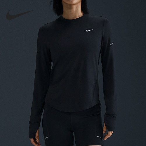Nike/耐克正品Swift Dri-FIT女士跑步健身长袖T恤HQ0504-010
