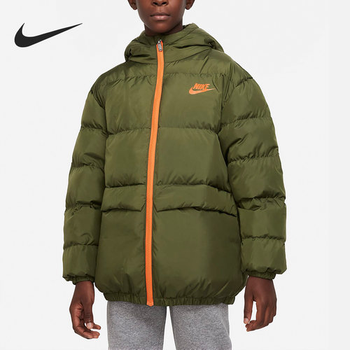 Nike/耐克正品冬季新款大童休闲简约运动羽绒服DZ9965-326