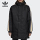 Adidas 三叶草女子复古可拆连帽保暖棉服外套DH4567 阿迪达斯正品