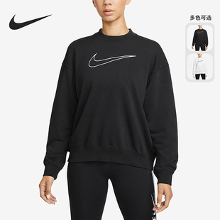 女子运动休闲宽松套头卫衣DQ5543 Nike 新款 春季 010 耐克正品