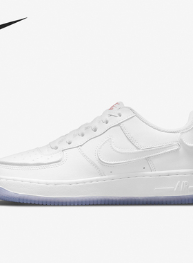 Nike/耐克官方正品Air Force 1 GS女子大童运动板鞋DB1856-100