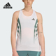 Adidas 女士透气工字背跑步背心JZ8034 款 阿迪达斯正品 2025夏季