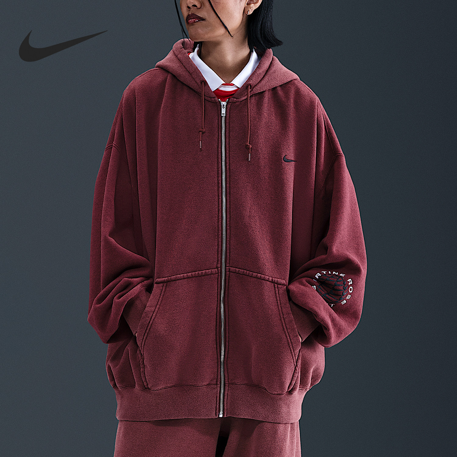 Nike/耐克官方正品男士拉链连帽外套HM9029-613