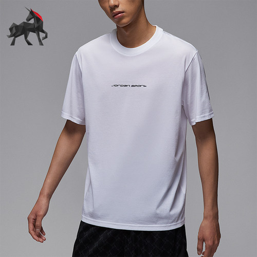 Nike/耐克正品Jordan男士圆领简约运动亲肤透气短袖IB6762-100