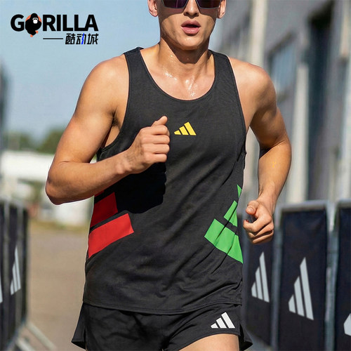 Adidas/阿迪达斯正品ALL TIME TANK TOP男士经典健身背心KF4001