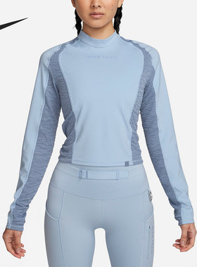 Nike/耐克正品春季新款女士跑步训练透气长袖T恤FN4707-440