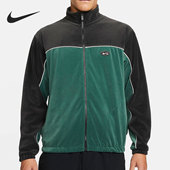 耐克正品 男子SB 撞色拼接复古丝绒夹克外套 Nike DD0574 333