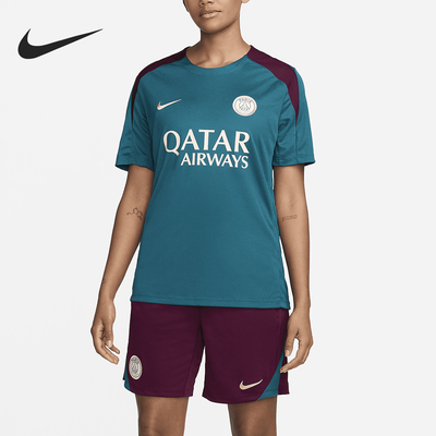 Nike/耐克正品2025秋季款男士圆领足球训练短袖FN9821-382