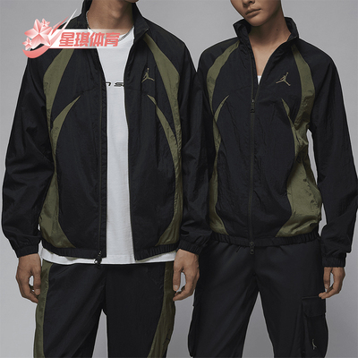 耐克男士运动篮球梭织立领外套