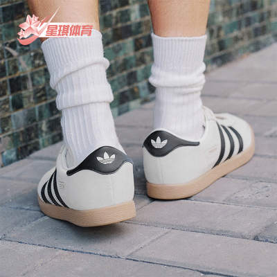 阿迪达斯男女薄底低帮轻便板鞋