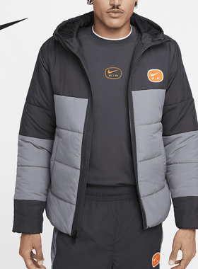 Nike/耐克官方正品Air男士户外休闲保暖连帽运动棉服HM0198-060