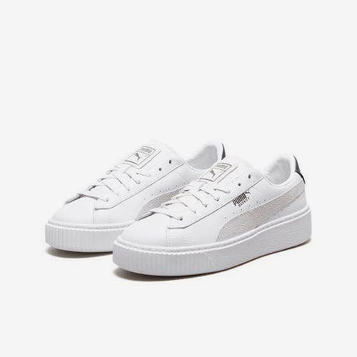 PUMA彪马正品Basket Platform男女低帮休闲运动防滑板鞋367850-01