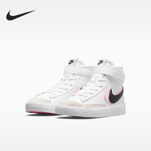 Nike耐克正品小童Blazer系列中帮防滑减震耐磨板鞋DD1848-101