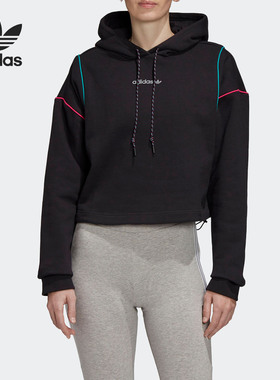 Adidas/阿迪达斯正品26夏当季三叶草女子运动套头衫 GC8790