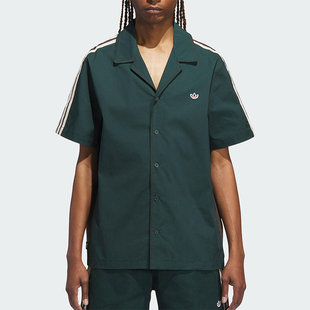 三叶草男女透气翻领运动宽松休闲短袖 JP3870 阿迪达斯正品 Adidas
