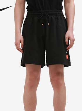 Nike/耐克正品当季新款男子黑色系带篮球运动休闲短裤CV2410-010