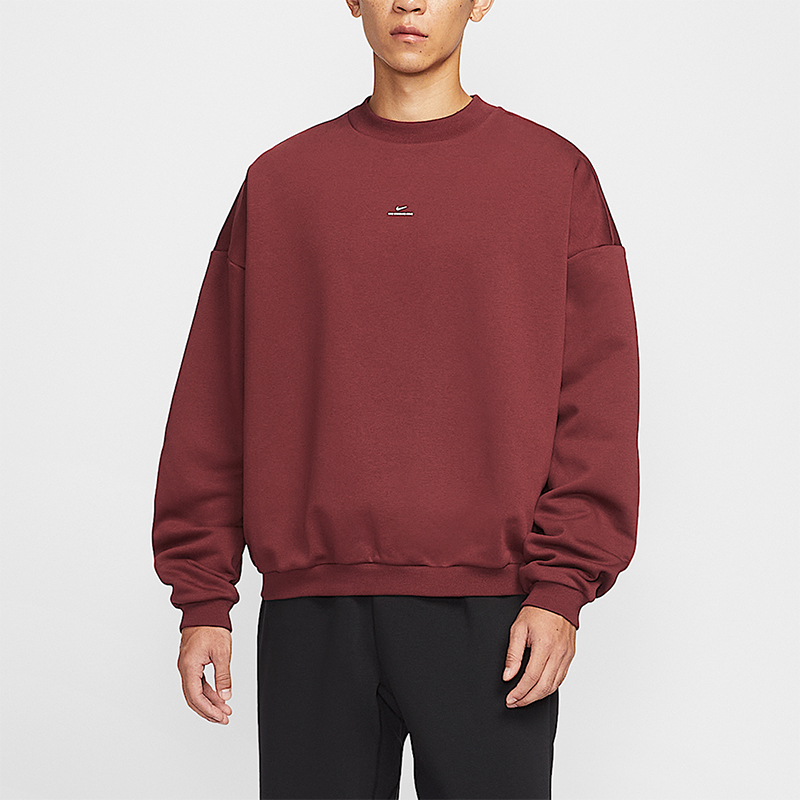 Nike/耐克正品2025冬季男士运动加绒圆领宽松篮球卫衣IM5902-619