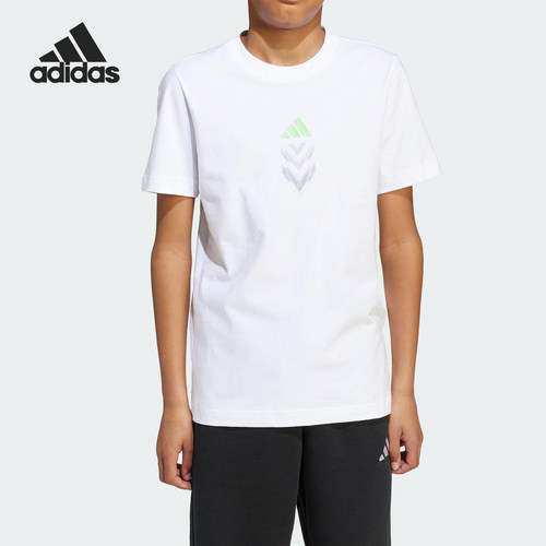 Adidas/阿迪达斯正品F50 T-SHIRT大童针织足球运动短袖JM8942
