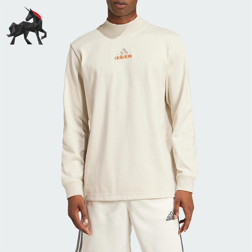 Adidas/阿迪达斯正品春季新款男士休闲针织宽松运动T恤JD5402