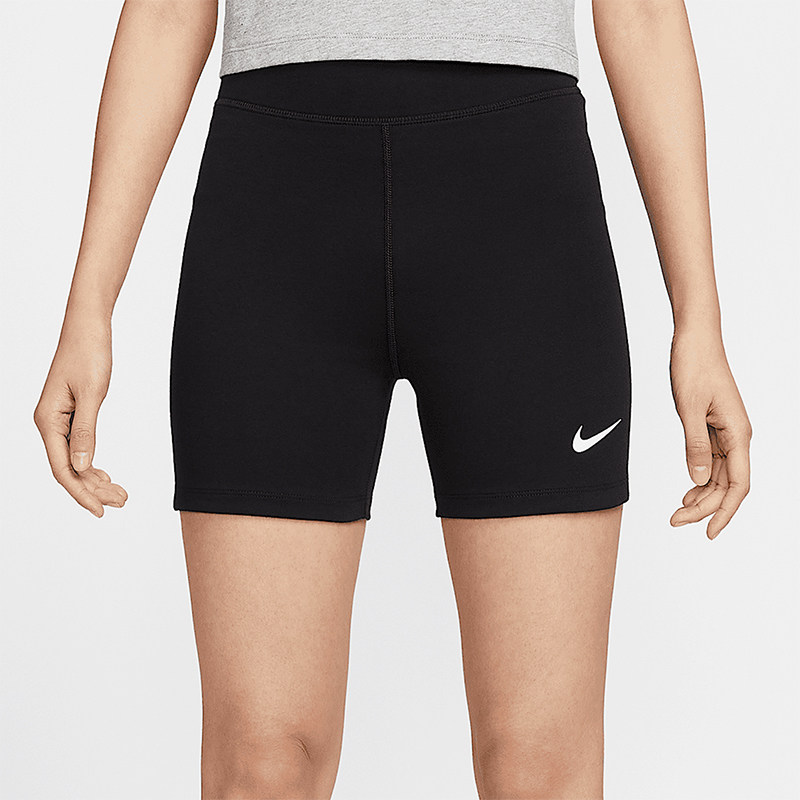 Nike/耐克正品2025夏季款女士高腰骑行针织经典短裤HJ1020-010