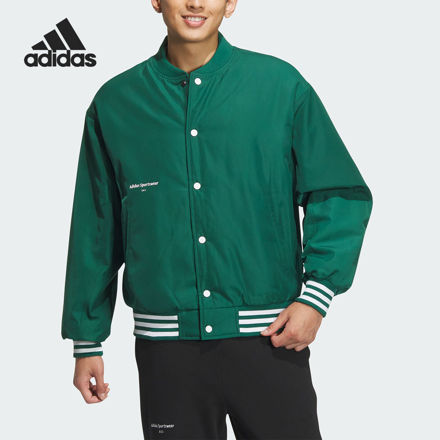 Adidas/阿迪达斯官方正品新款男子宽松立领运动夹克外套IZ1601,运动服/休闲服装,运动茄克/外套,淘宝优惠券,粉丝福利购,淘宝优惠卷
