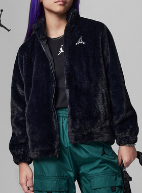 Nike/耐克正品JORDAN大童立领保暖宽松夹克外套FD4988-010