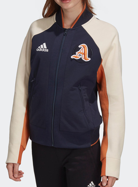 Adidas/阿迪达斯正品当季大童YG V.CITY JKT梭织休闲茄克 ED4646
