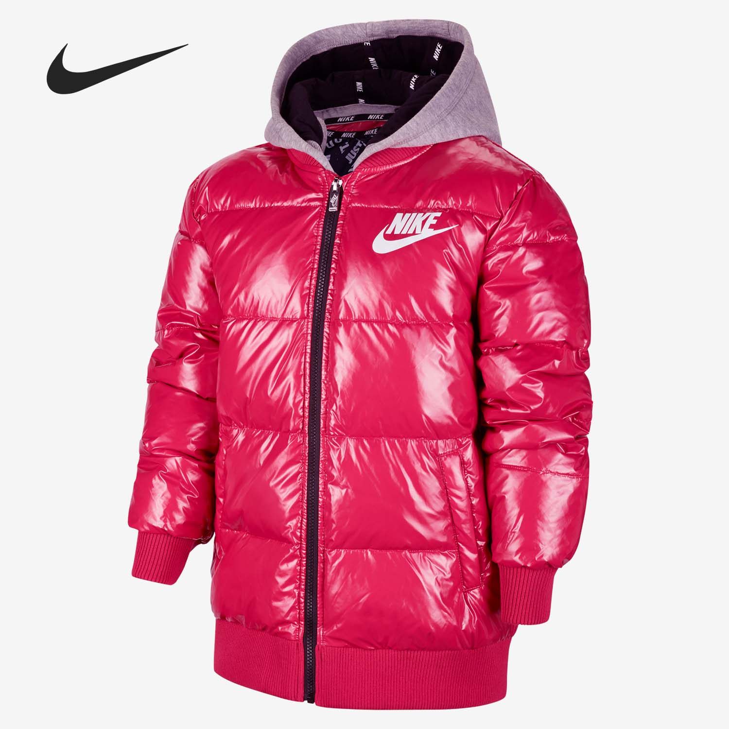 耐克儿童连帽保暖羽绒服