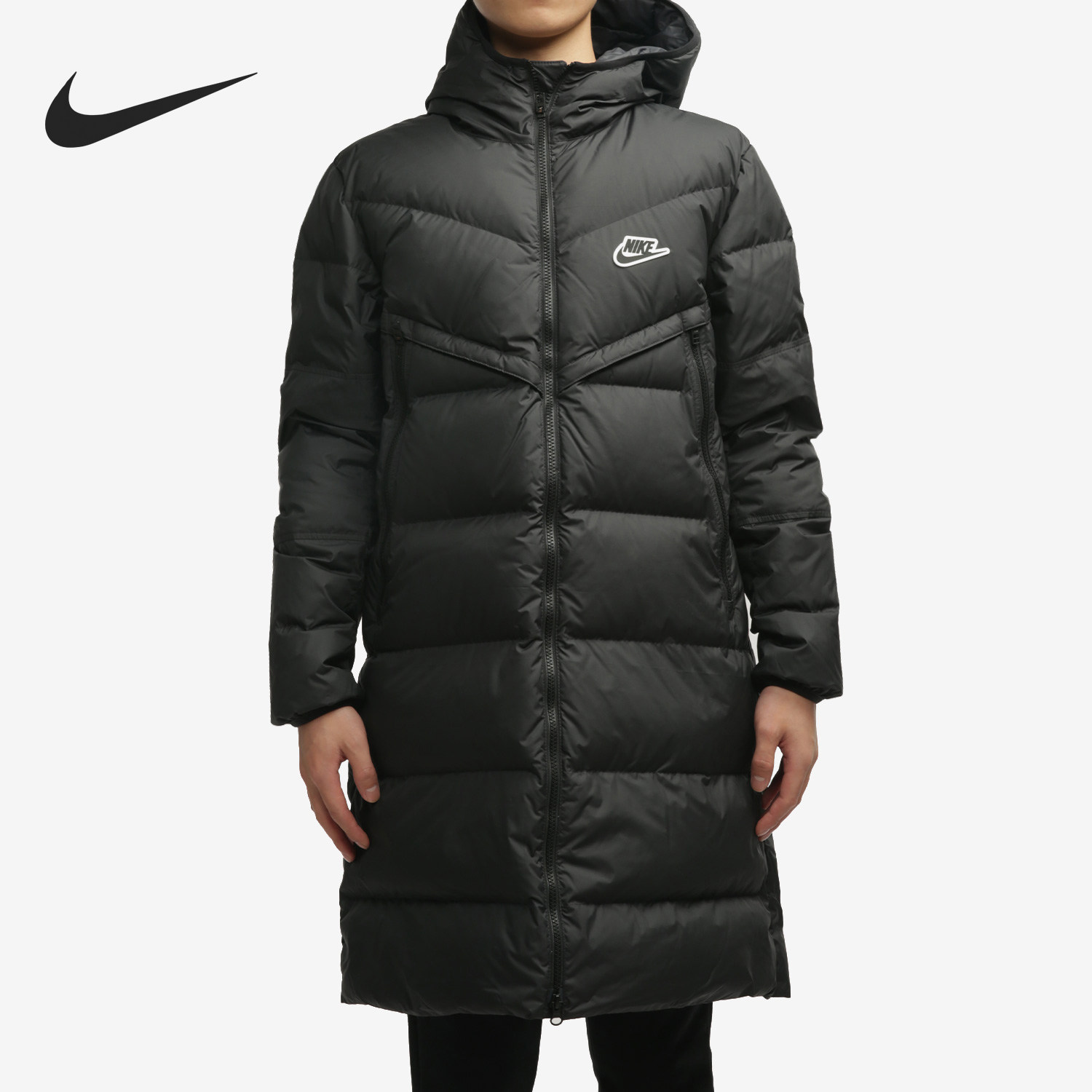 Nike/耐克官方正品冬季男士经典中长款保暖运动羽绒服CU4409-010