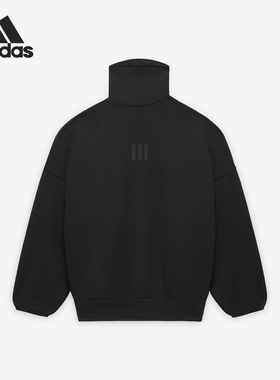 Adidas/阿迪达斯官方正品新款男女立领保暖抓绒运动卫衣IS5314