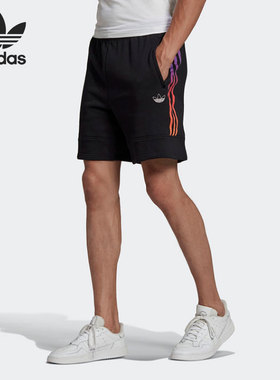 Adidas/阿迪达斯正品三叶草潮流春季男子训练户外运动短裤 GN2435