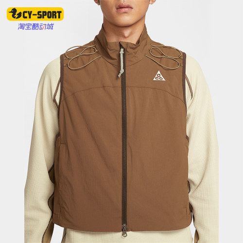 Nike/耐克正品Death Bloom男士休闲宽松户外立领马甲HV0601-235