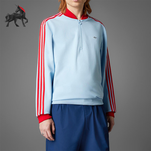 Adidas/阿迪达斯正品三叶草男女运动三条纹休闲宽松套头衫JP2060