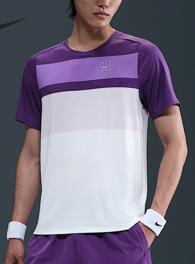 Nike/耐克官方正品2025夏季款男士修身套头圆领短袖FZ9846-507