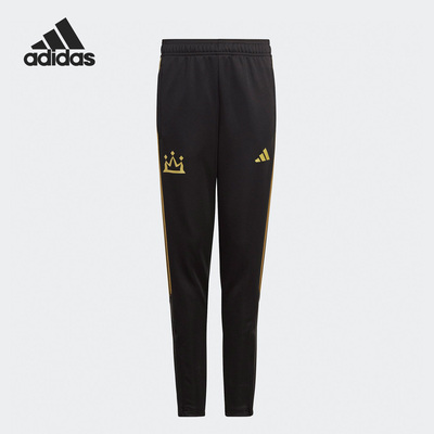 Adidas/阿迪达斯正品夏季新款大童休闲足球运动裤HR8834