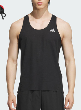 Adidas/阿迪达斯正品2025新款男士透气跑步经典运动背心JY7015