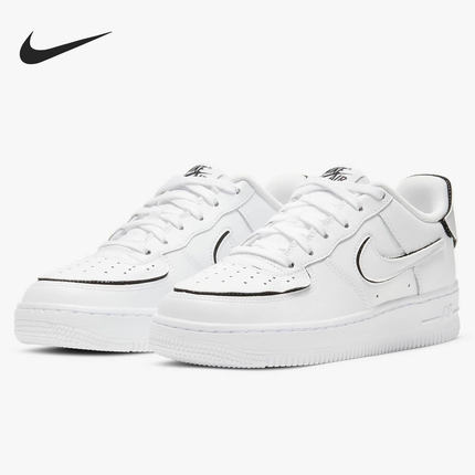 Nike/耐克正品NIKE AF1/1 (GS) 大童休闲运动童鞋 CT3840-100
