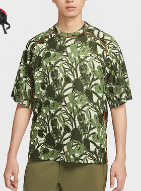 Nike/耐克正品Dri-FIT男士运动印花时尚透气休闲短袖HV0588-229