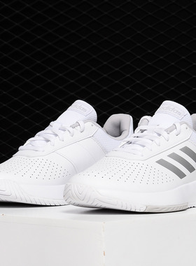 Adidas/阿迪达斯正品春季新款COURTSMASH网球运动羽毛球鞋F36262