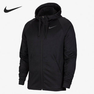 CV7732 男子训练运动加绒连帽开襟夹克外套 010 耐克正品 Nike