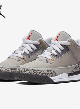 Nike/耐克正品Air Jordan 3 AJ3爆裂纹大童运动篮球鞋 429487