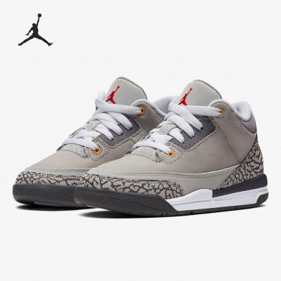 Nike/耐克正品Air Jordan 3 AJ3爆裂纹大童运动篮球鞋 429487