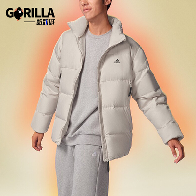 阿迪达斯男士户外保暖羽绒服
