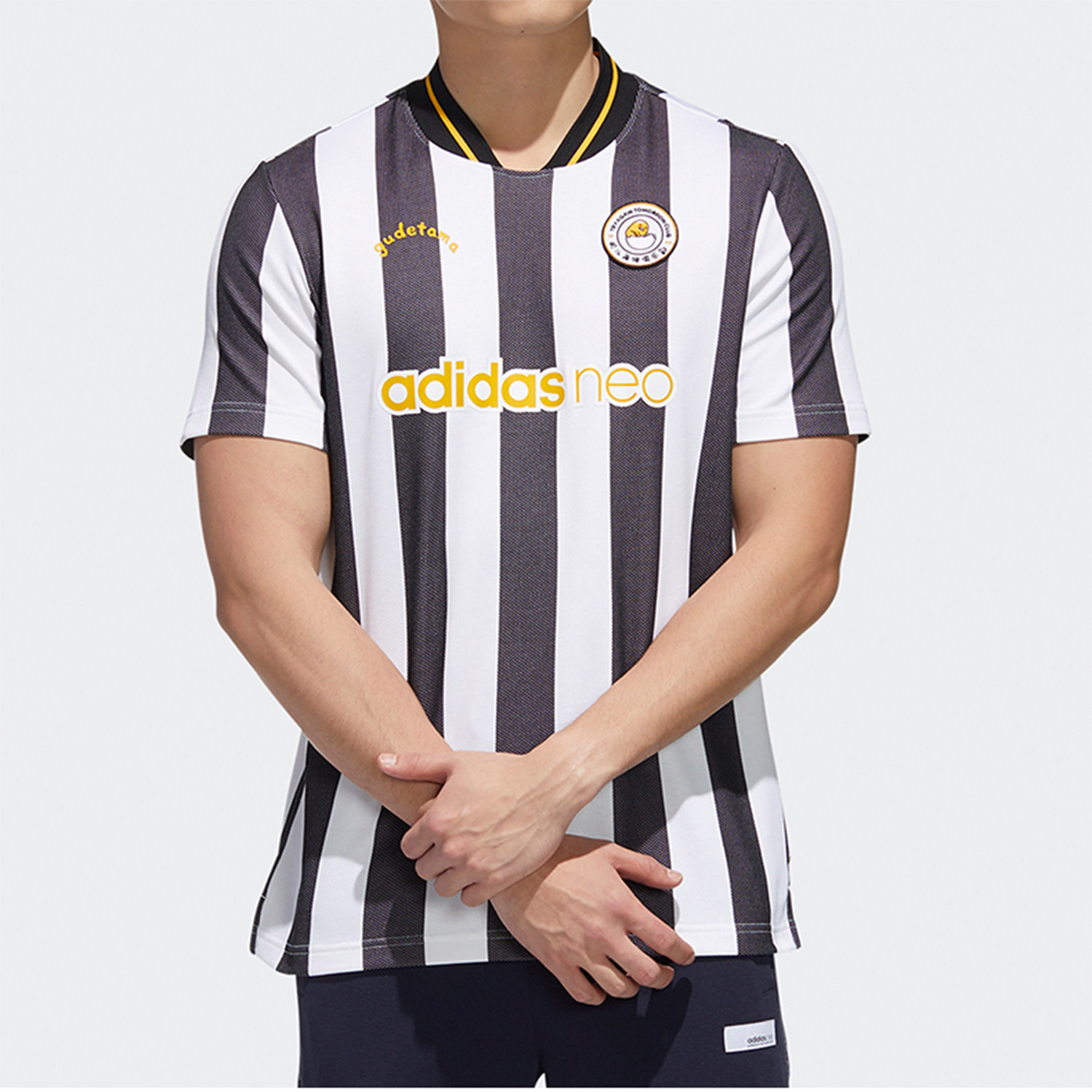 Adidas/阿迪达斯正品NEO懒蛋蛋男子透气休闲运动短袖T恤 GL7215