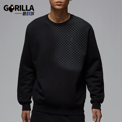 Nike/耐克正品JORDAN男士圆领宽松运动保暖卫衣HQ8826-010