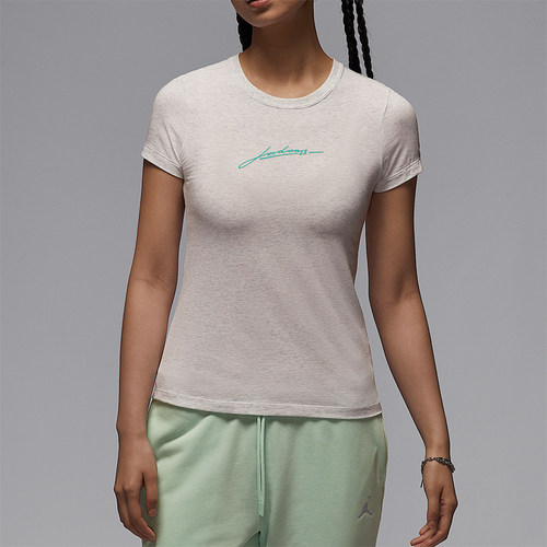 Nike/耐克正品2025夏季款女士透气运动经典针织印花T恤IB7029-051