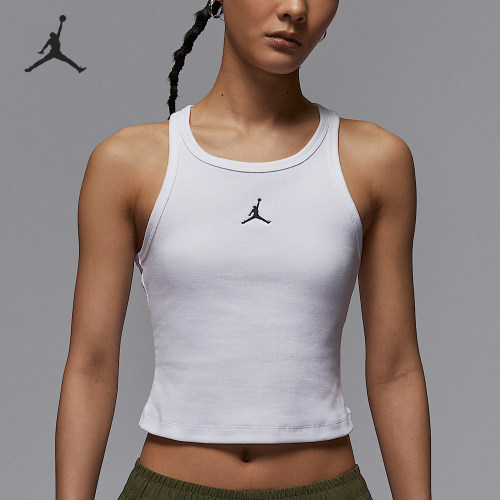 Nike/耐克正品2025女士针织修身训练运动无袖背心HF9475-100