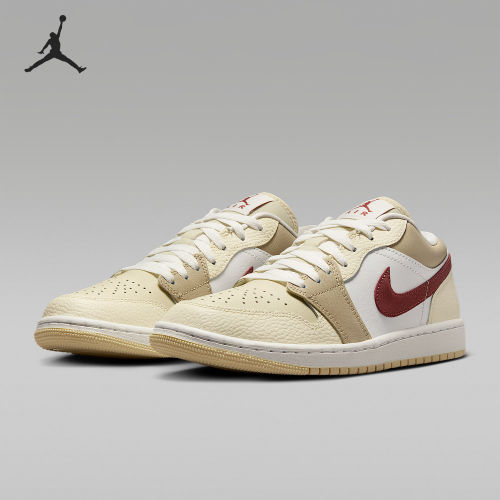 Nike耐克正品Air Jordan 1 Low女子耐磨防滑运动篮球鞋HV6530-100