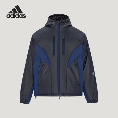 Adidas阿迪达斯正品FOS RVS PAD J男双面穿拒水保暖棉服KY5312