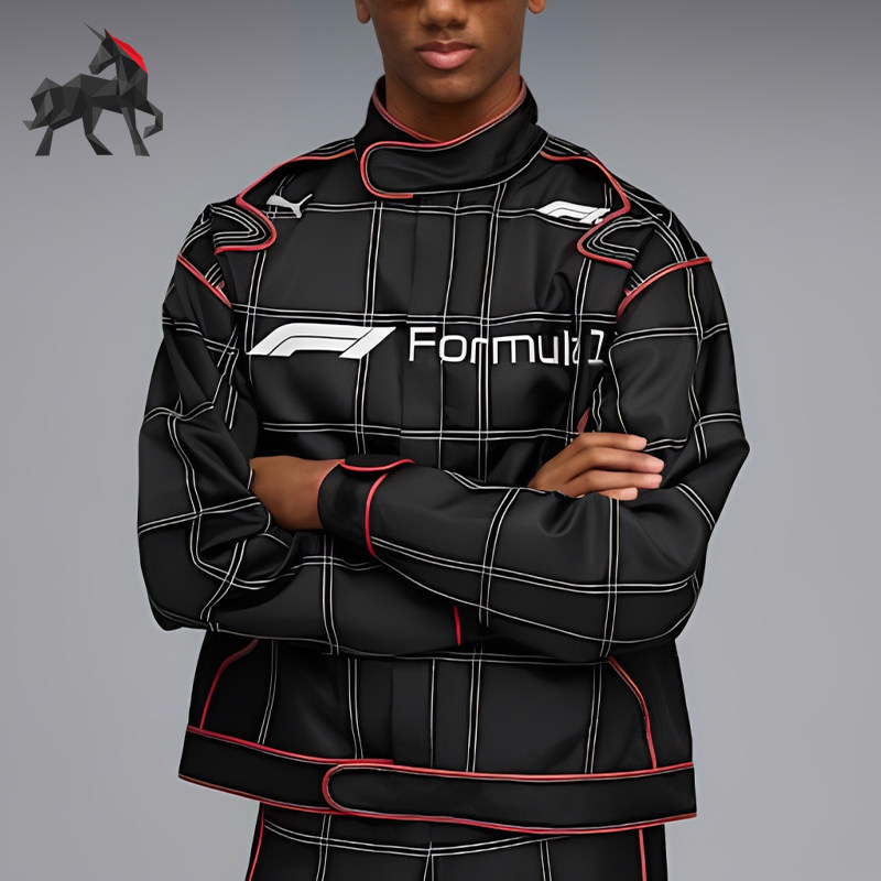 Puma/彪马正品F1赛车夹克新款男黑红色街头经典夹克外套632988-01